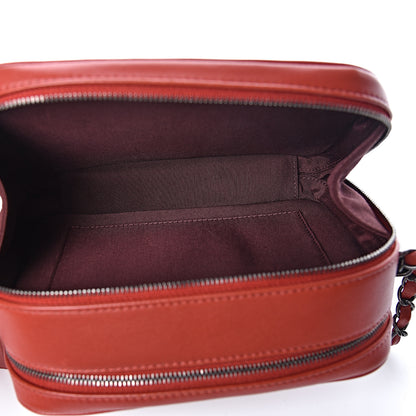 Chanel Lambskin Quilted Small Coco Boy Camera Case Red 6 of 11