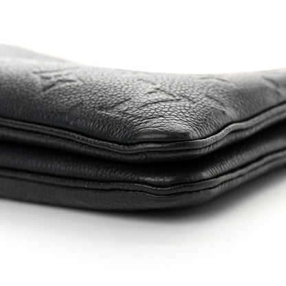 Louis Vuitton Empreinte Double Zip Pochette Black 10 of 12