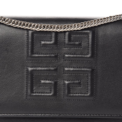 Givenchy Lambskin Emblem Chain Wallet Black 10 of 12