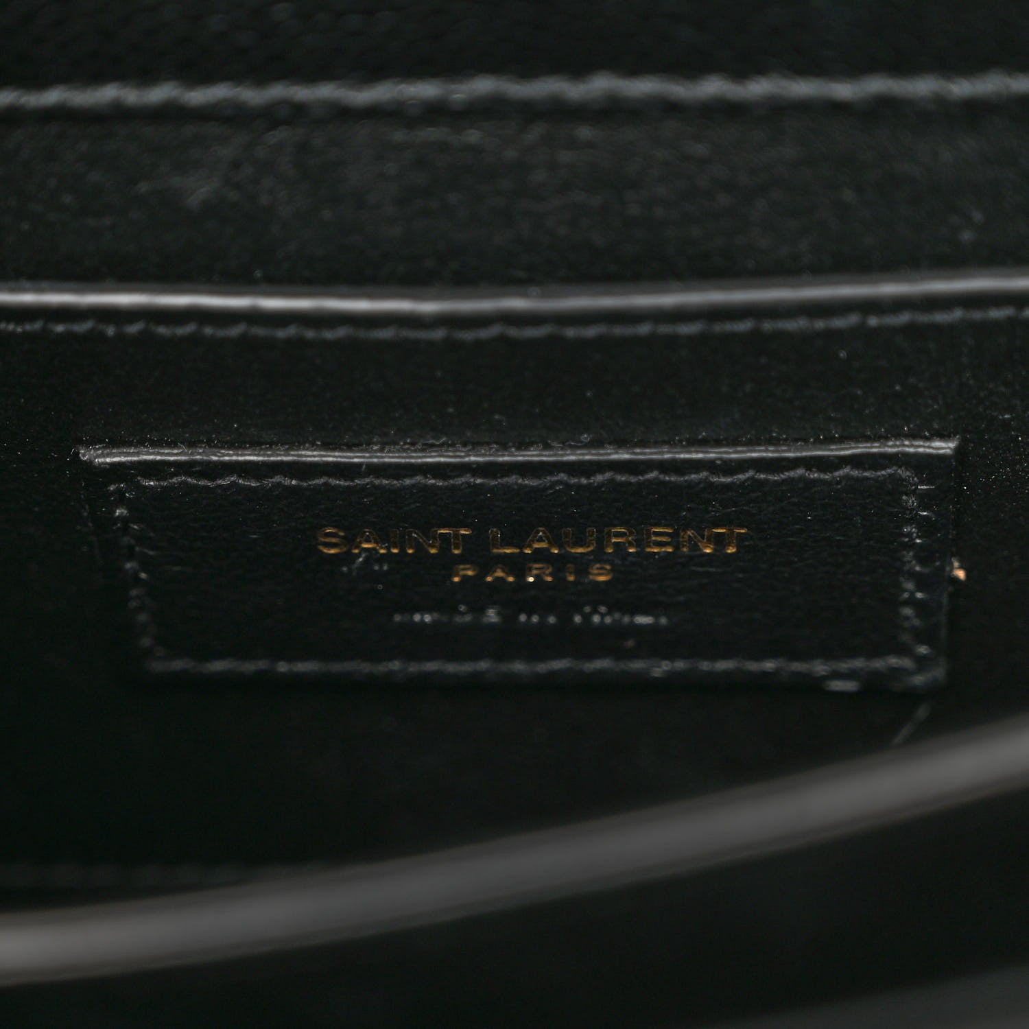 Saint Laurent Grain de Poudre Mini Classic Monogram Cassandra Top Handle Black 6 of 9