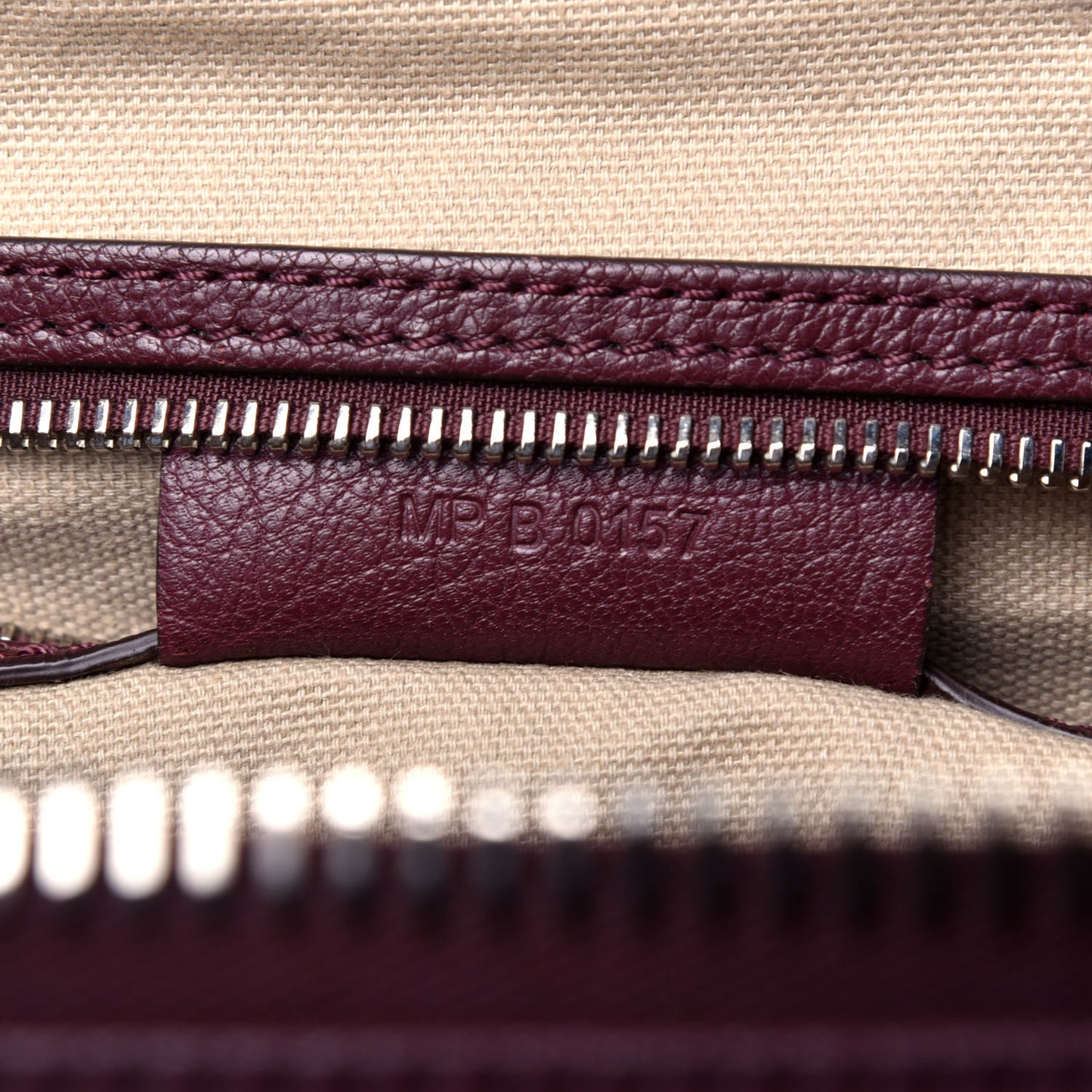 Sugar Goatskin Medium Antigona Oxblood