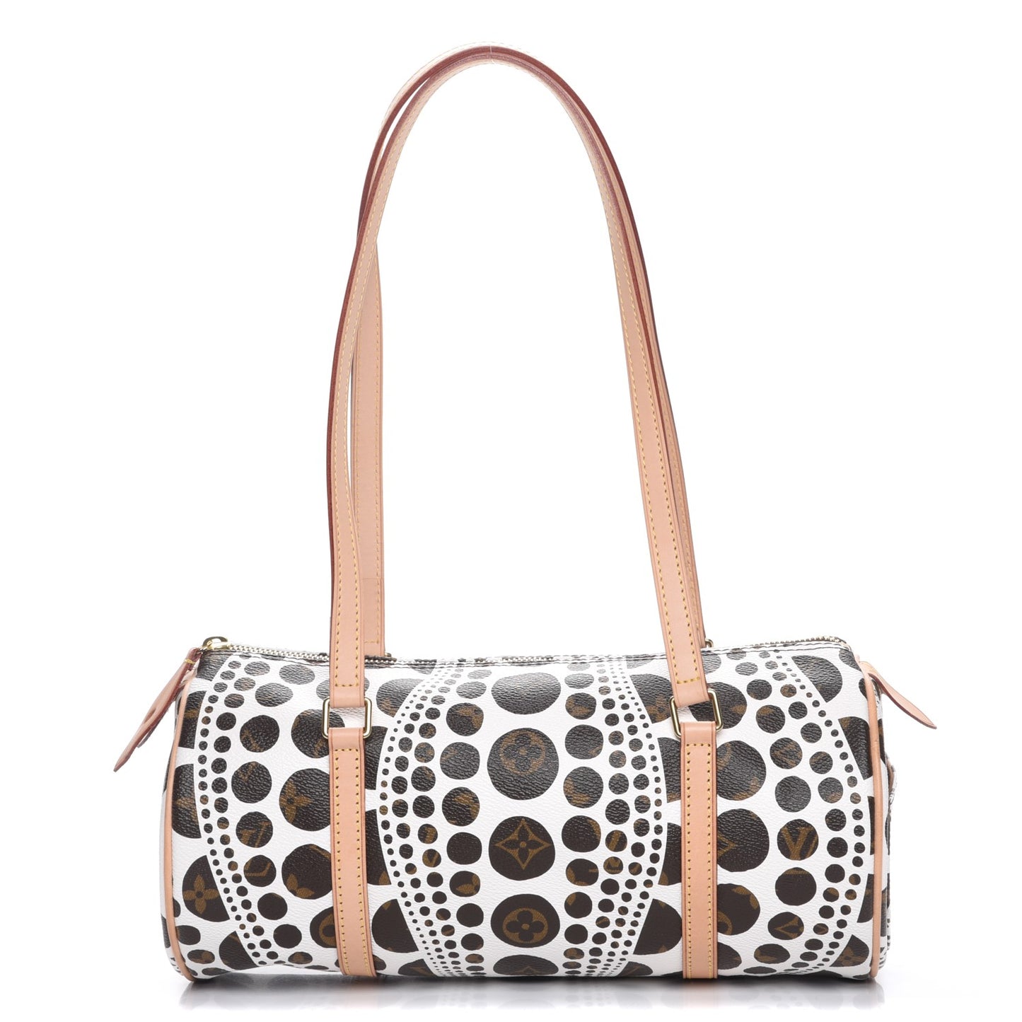 Monogram Kusama Pumpkin Dots Papillon 30 White
