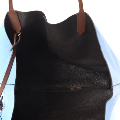 Givenchy Grained Calfskin Large Antigona Tote Blue Brown 5 of 10