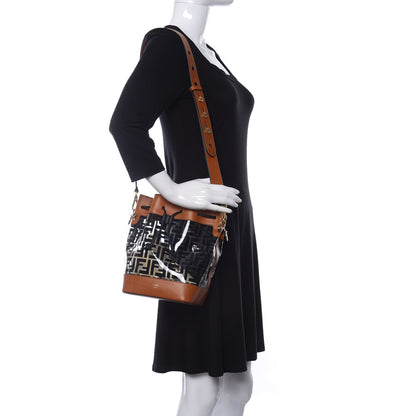 Fendi TPU FF Vitello Aura F is Fendi Grande Mon Tresor Bucket Bag Black Cuoio 2 of 10