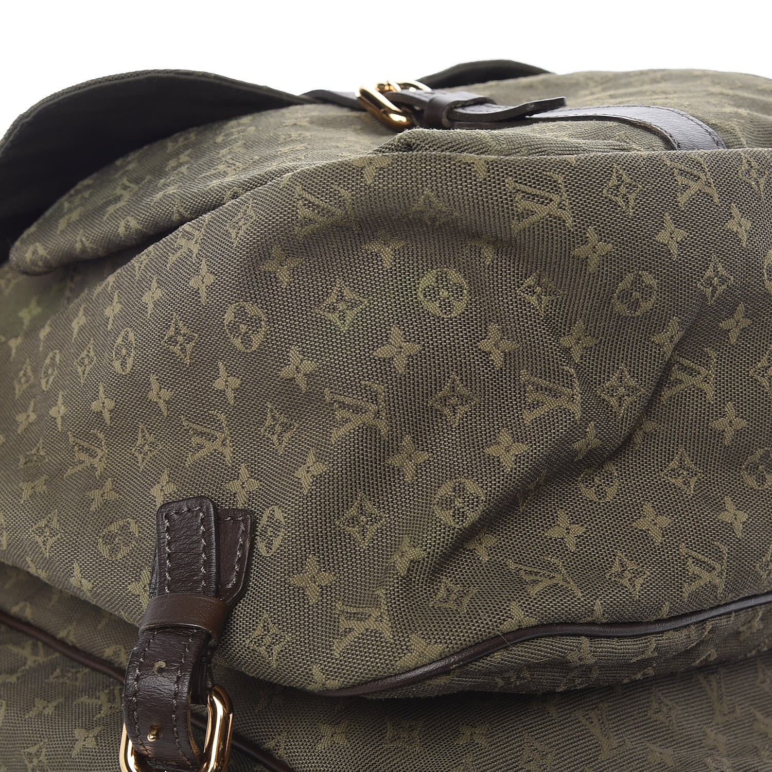 Louis Vuitton Mini Monogram Denise Kaki 5 of 16