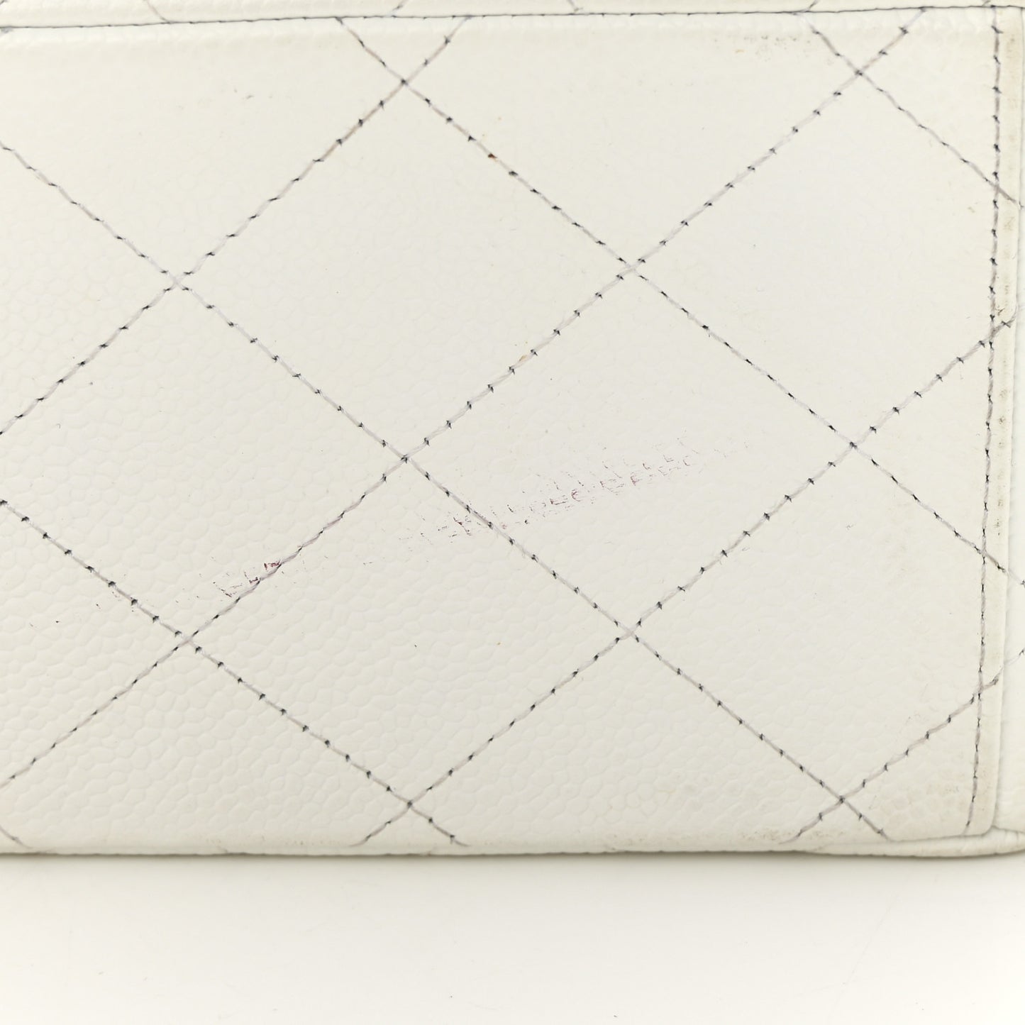 Caviar Quilted Maxi Single Flap White