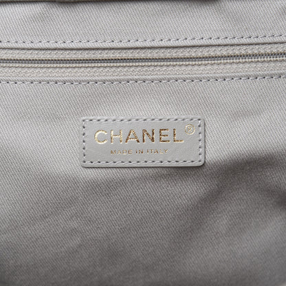 Chanel Caviar Quilted Large Coco Handle Shopping Tote Grey 8 of 11