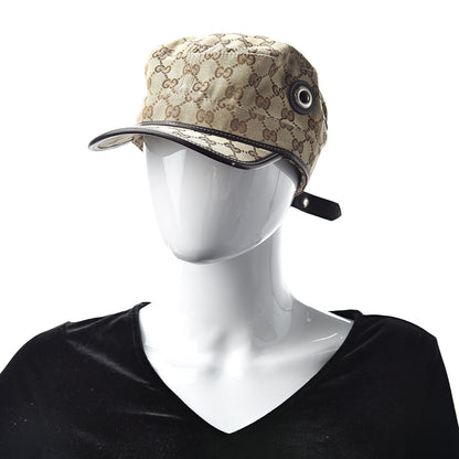 Gucci Monogram Military Hat L Brown 2 of 7