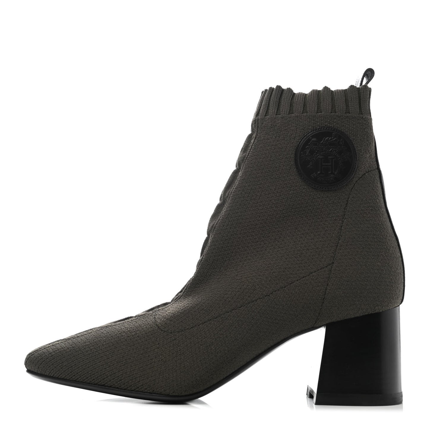 Knit Calfskin Volver 60 Ankle Boots 39 Sottobosco