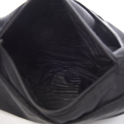Prada Nylon Vela Messenger Bag Black 5 of 7