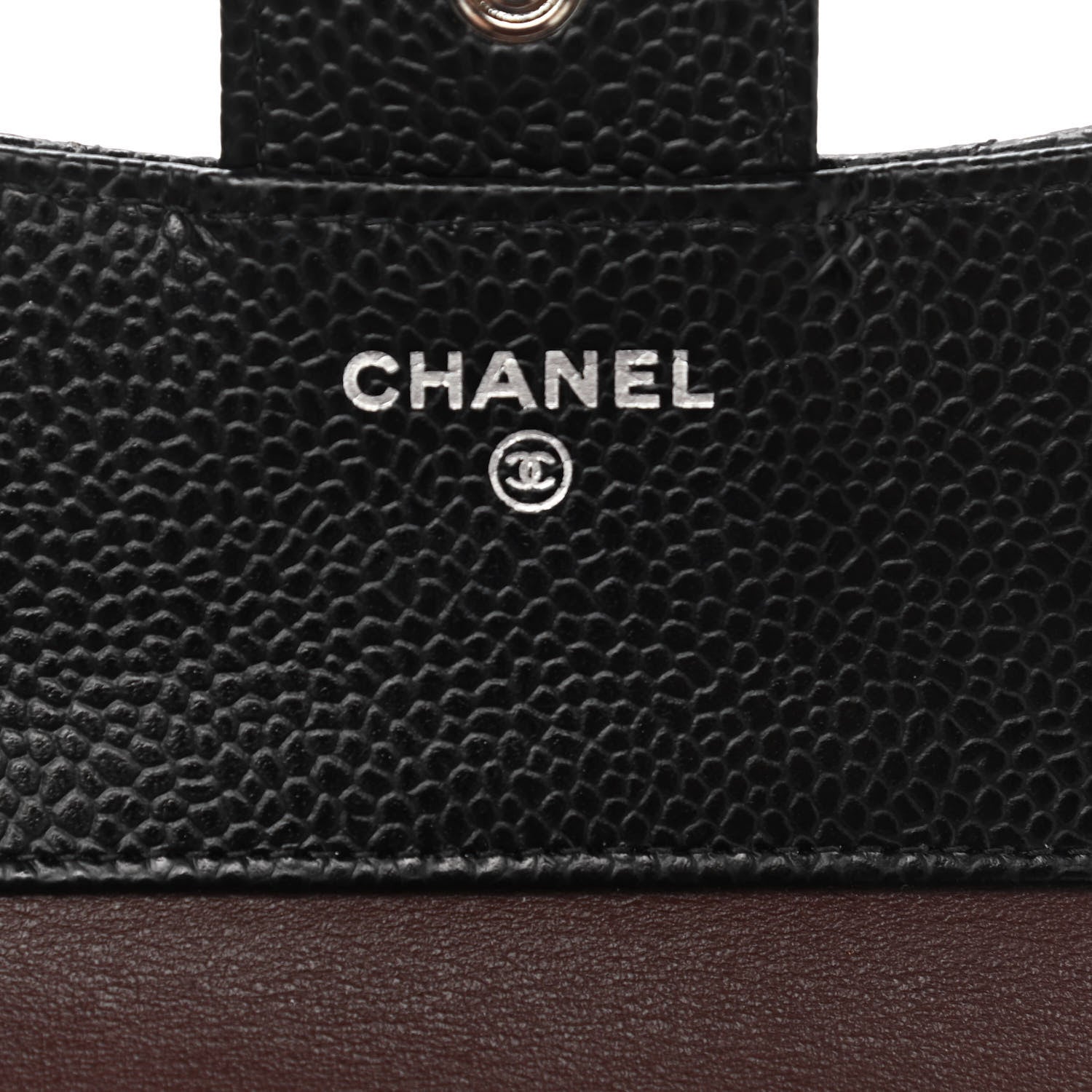 Chanel Caviar Quilted Compact Flap Wallet Black 7 of 9
