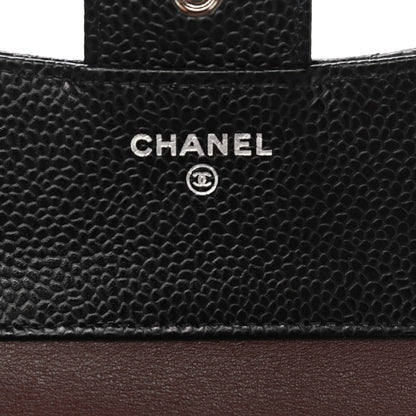 Chanel Caviar Quilted Compact Flap Wallet Black 7 of 9