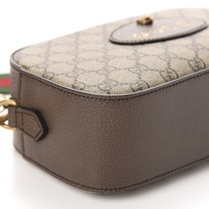 Gucci GG Supreme Monogram Web Neo Vintage Shoulder Bag Beige New Acero Crop 6 of 11