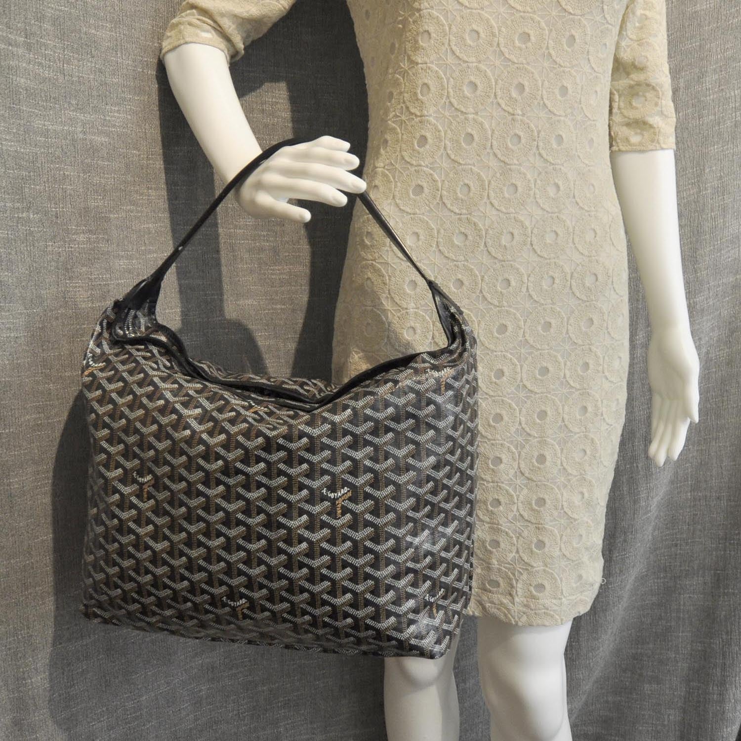 Goyard Goyardine Fidji Zip Hobo Black 3 of 9