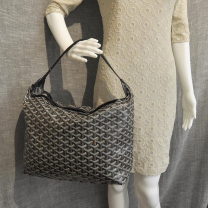 Goyard Goyardine Fidji Zip Hobo Black 3 of 9