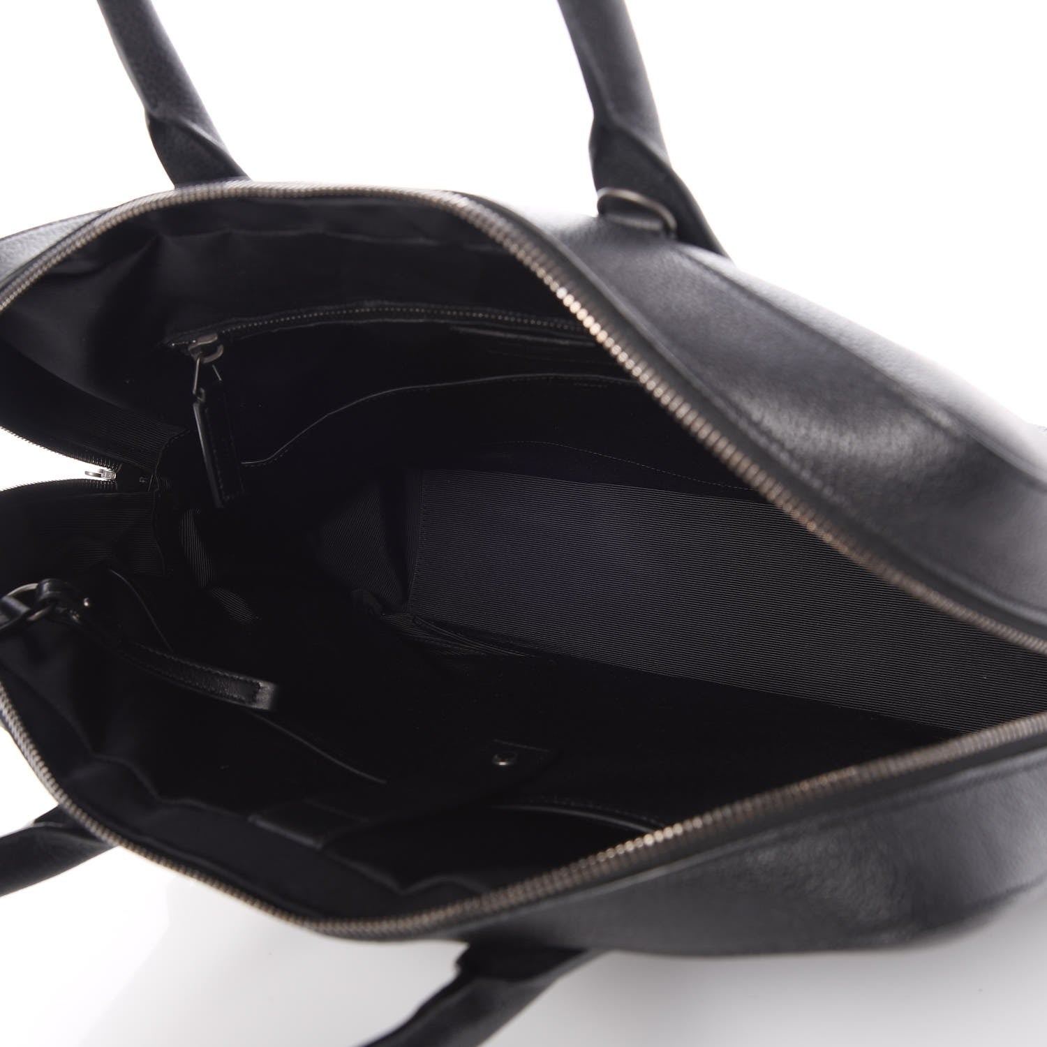 Saint Laurent Grain de Poudre Medium Museum Briefcase Black 5 of 8