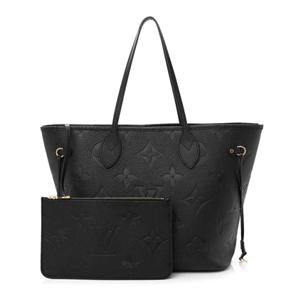 Louis Vuitton Empreinte Monogram Giant Neverfull MM Black 1 of 11