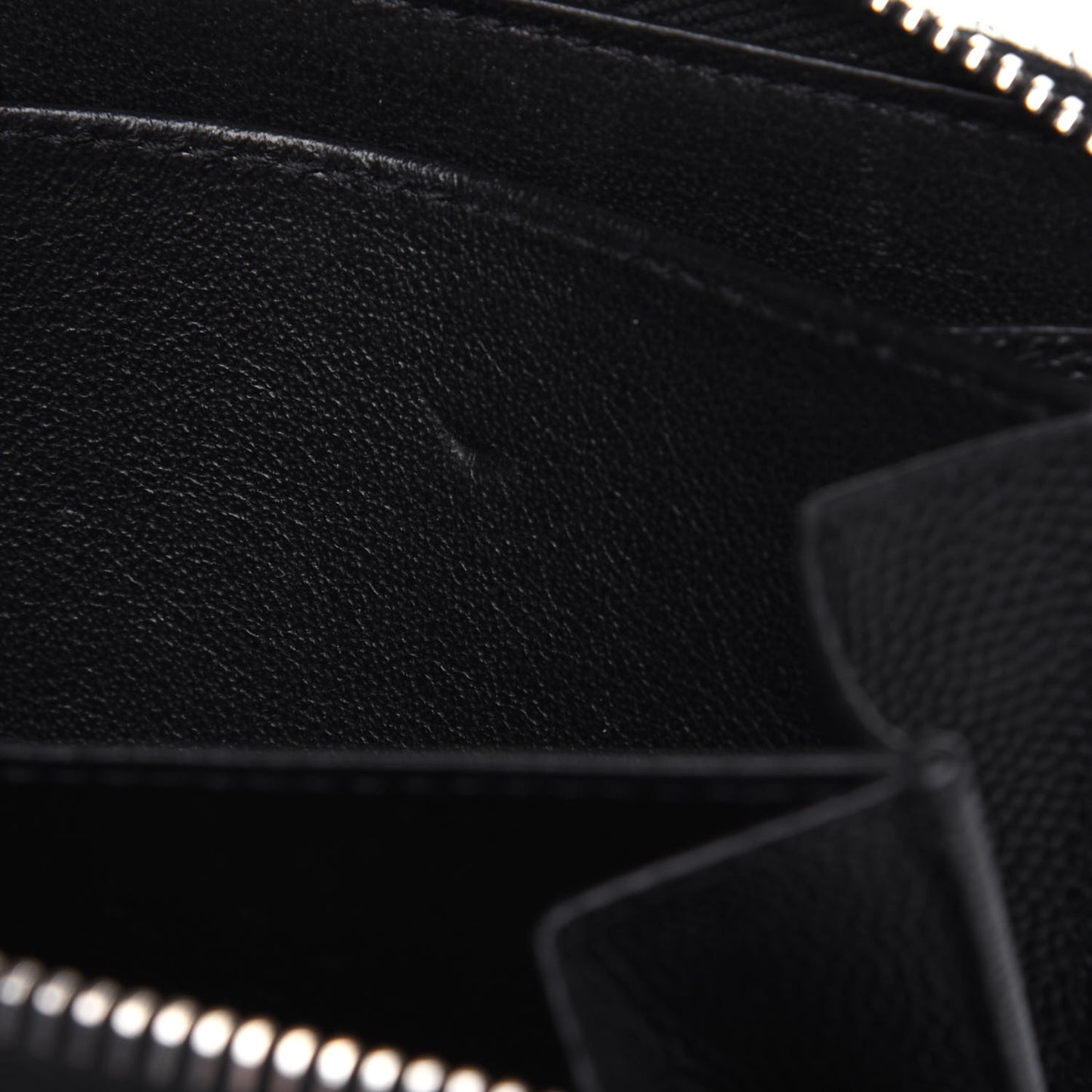 Grain De Poudre Zip Around Card Holder Black