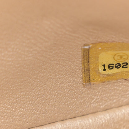 Chanel Metallic Lambskin Quilted Mini Rectangular Flap Gold 8 of 14