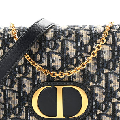 Christian Dior Oblique 30 Montaigne 2-In-1 Pouch Blue 8 of 11