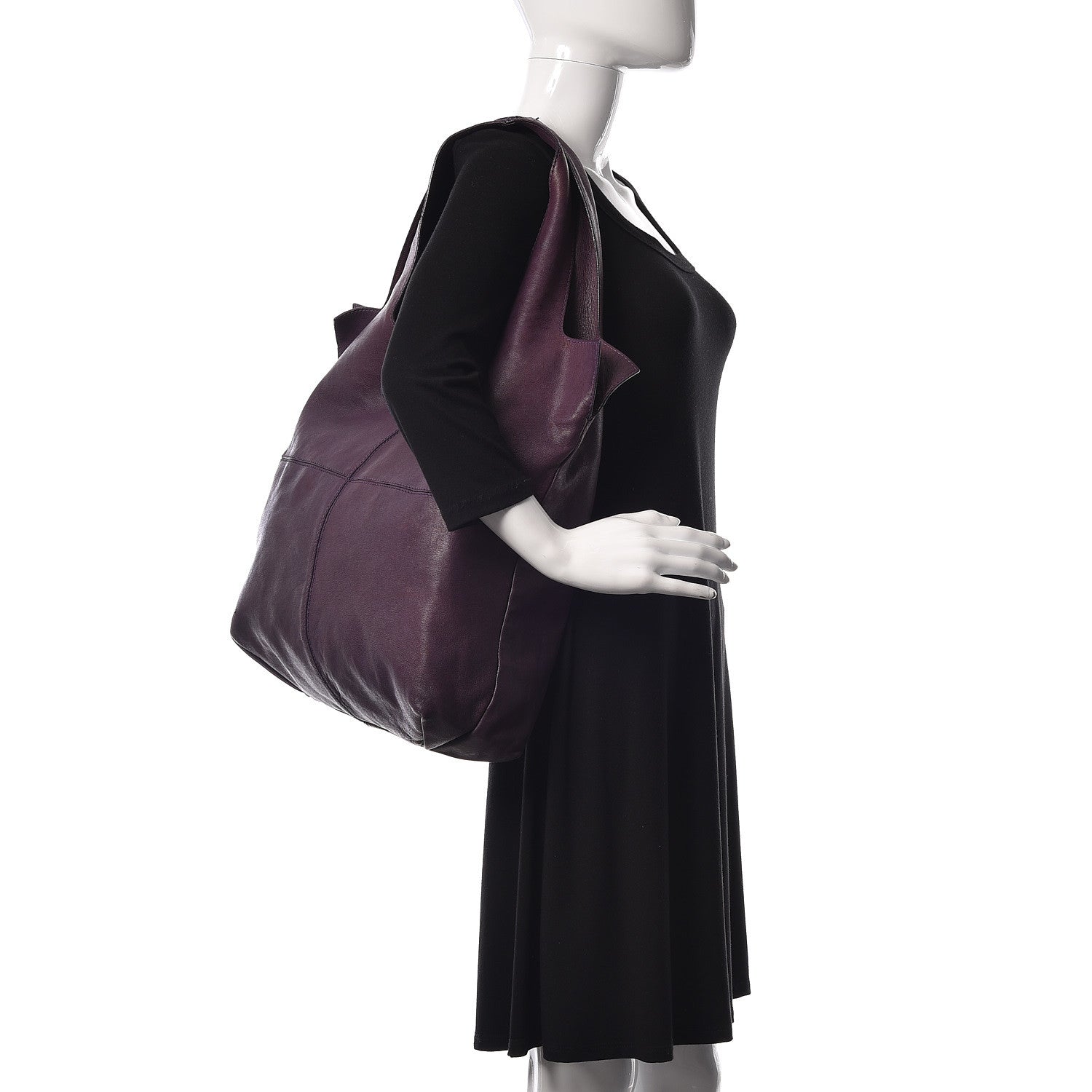Givenchy Lambskin George V Apron Bag Purple 3 of 15