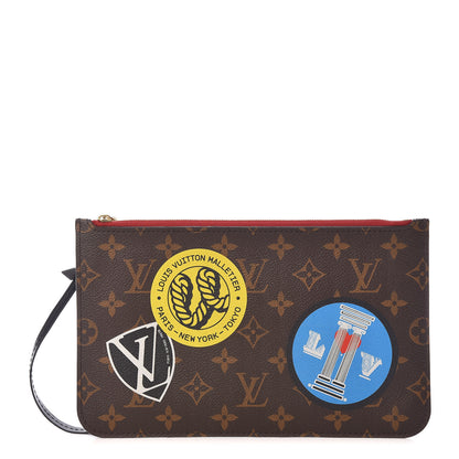 Louis Vuitton Monogram World Tour Neverfull MM GM Pochette 1 of 8