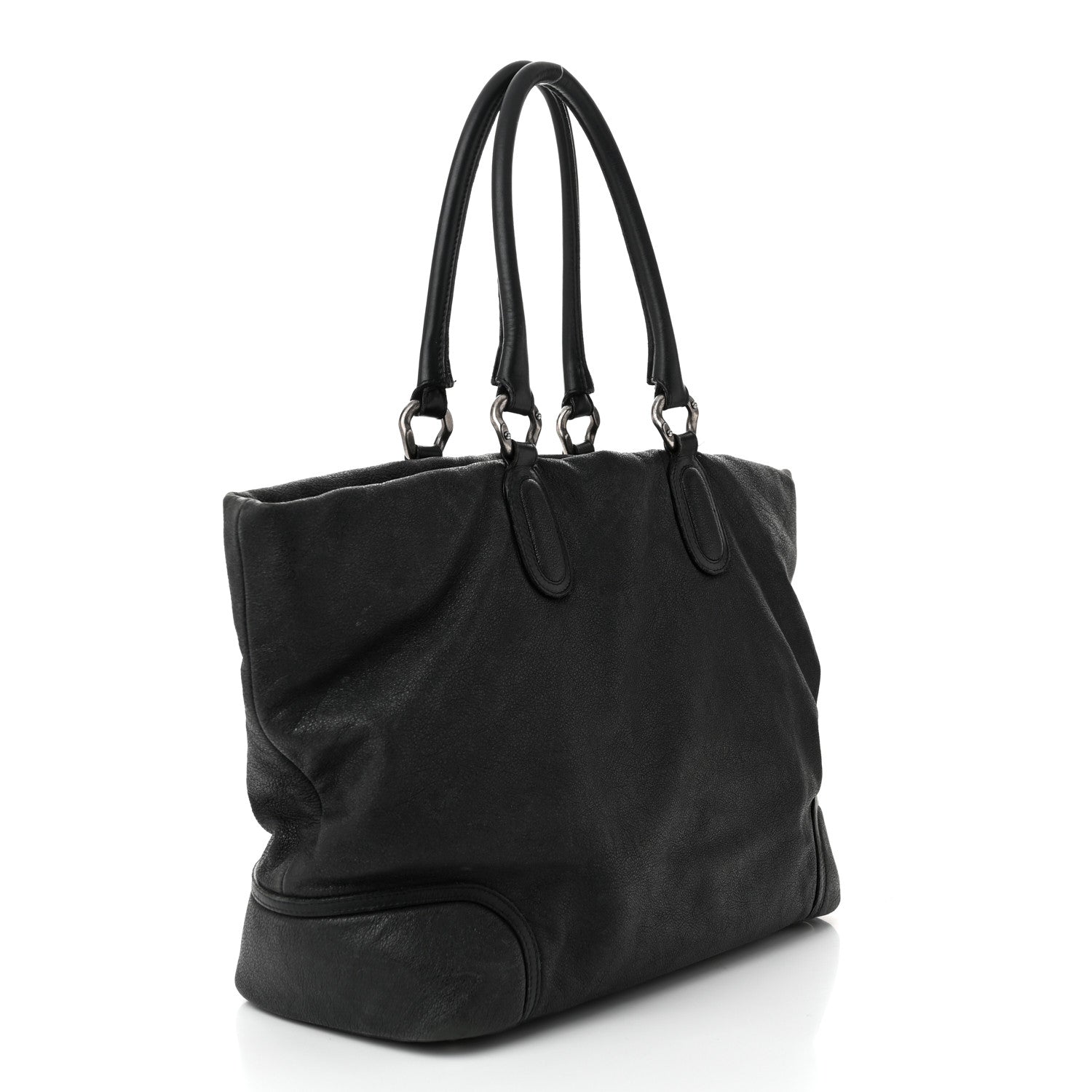 Chanel Washed Calfskin Tote Black 3 of 13