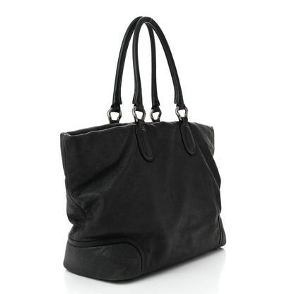 Chanel Washed Calfskin Tote Black 3 of 13