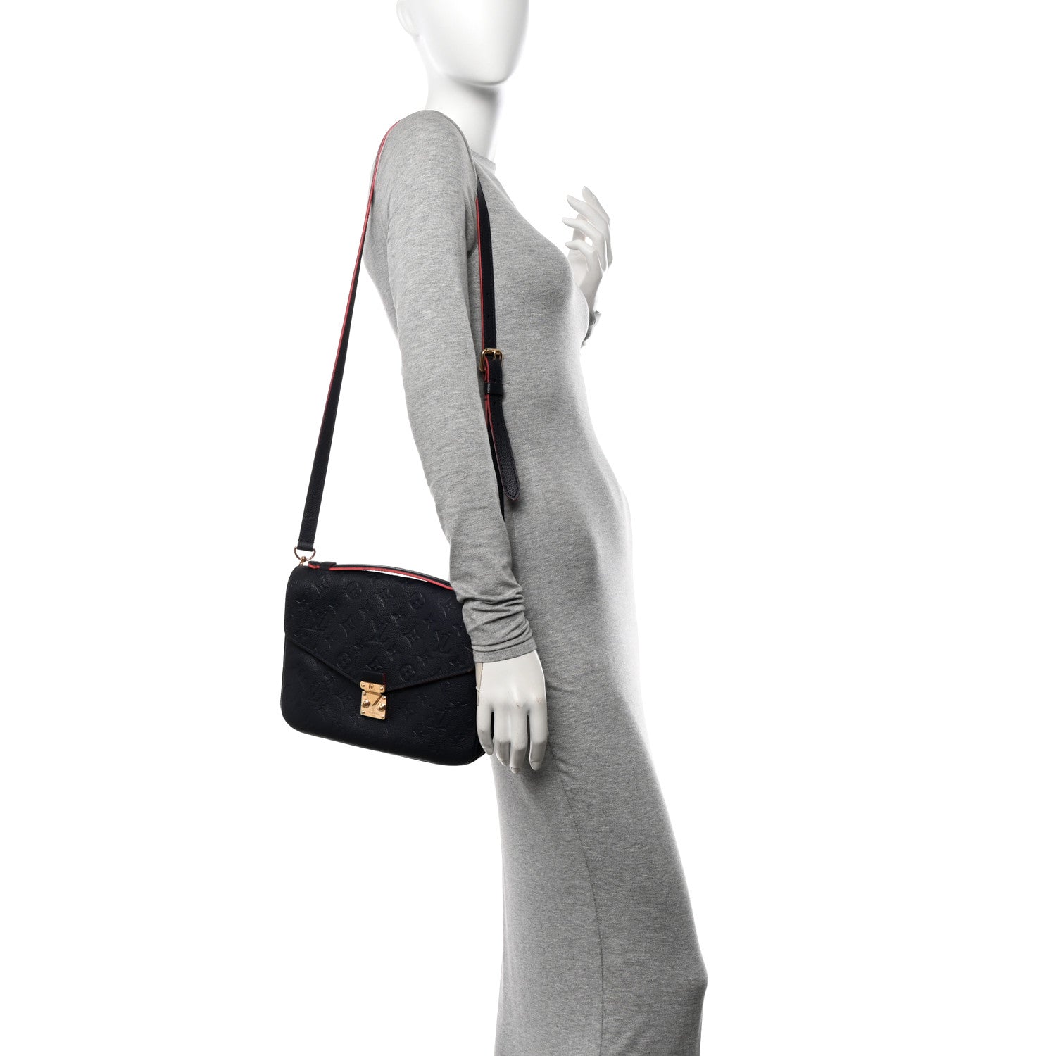 Louis Vuitton Empreinte Pochette Metis Marine Rouge 2 of 10