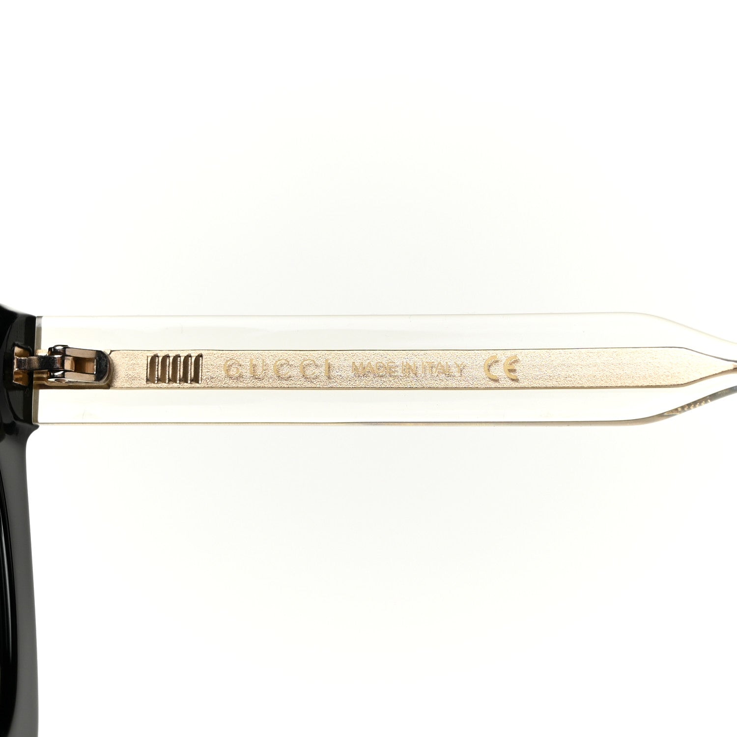 Gucci Acetate Crystal Sunglasses GG0564S Black Grey 6 of 7