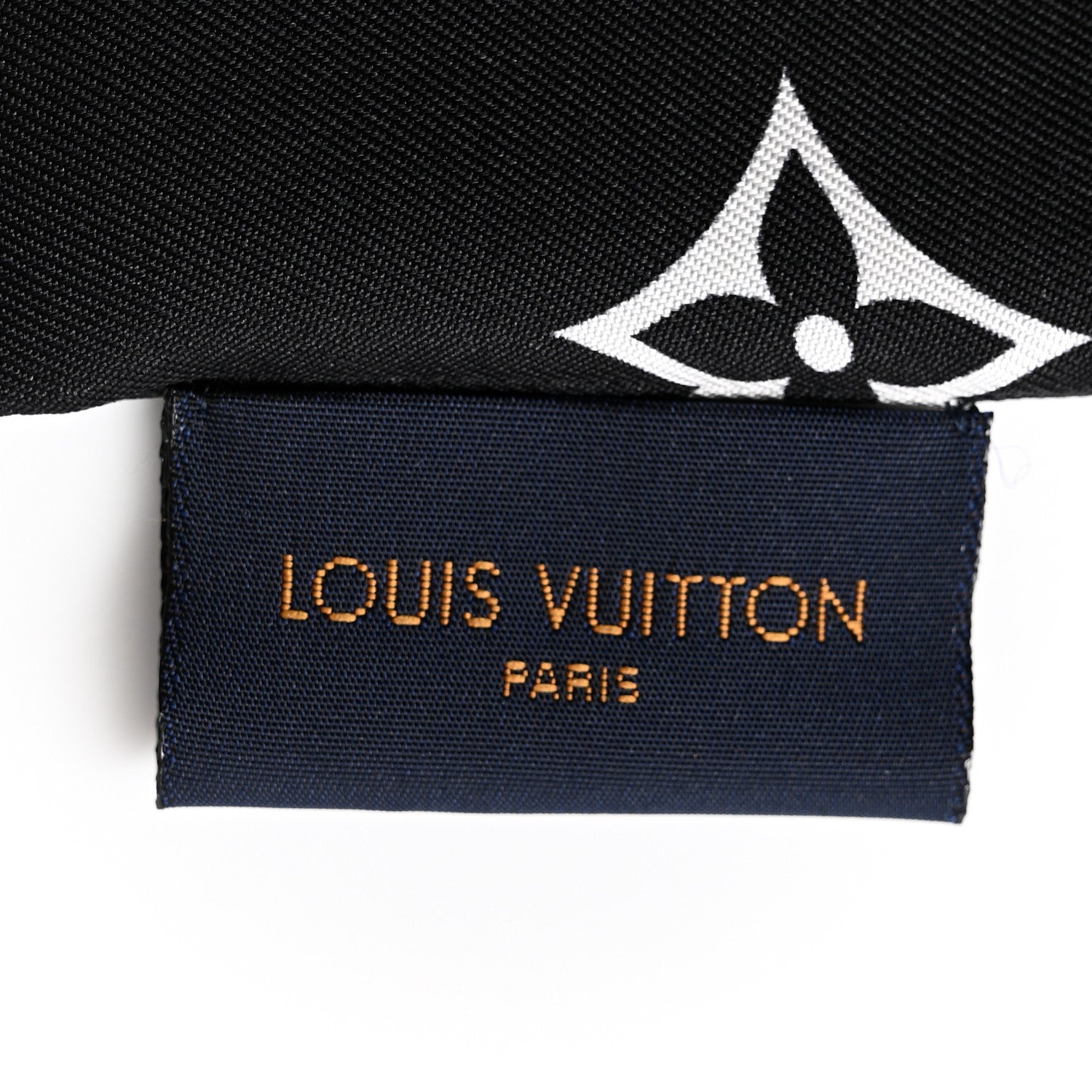 Louis Vuitton Silk Monogram Confidential Bandeau Black 3 of 3