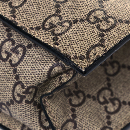 Gucci GG Supreme Monogram L'Aveugle Par Amour Print Vertical Tote Black 12 of 20