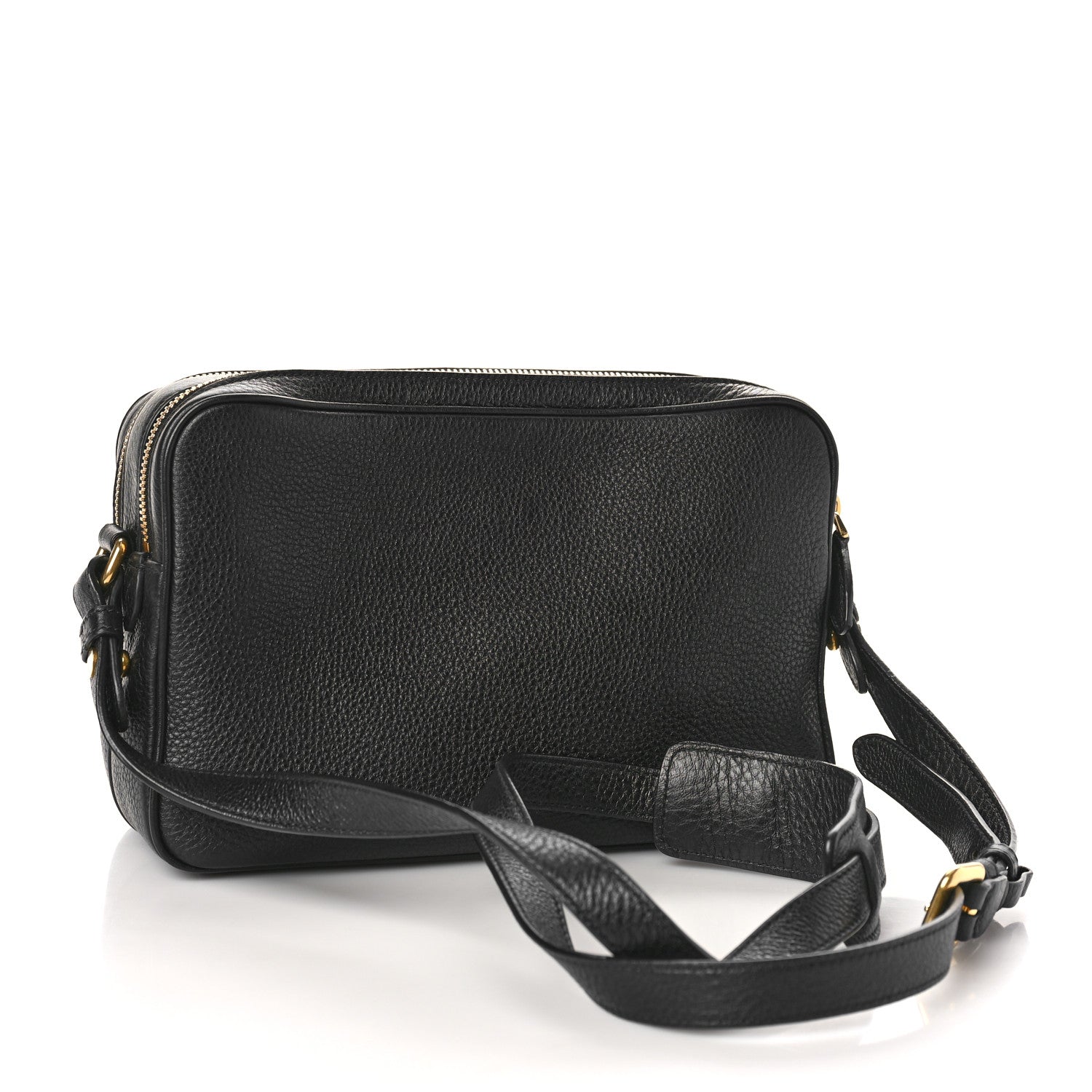 Prada Vitello Phenix Camera Bag Black 3 of 9