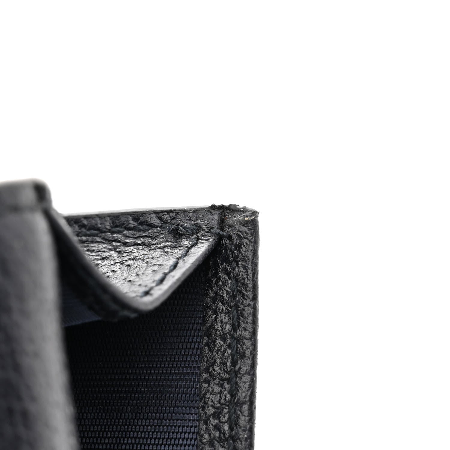 Gucci GG Supreme Monogram Textured Dollar Calfskin Card Case Blue Dark Blue 8 of 8