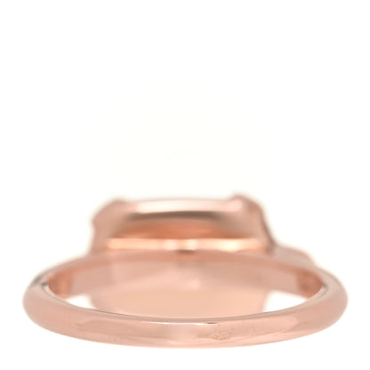 Cartier 18K Pink Gold Diamond Mother of Pearl Tortue Ring 50/5.25 3 of 5