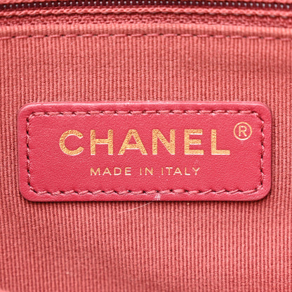 Chanel Caviar Quilted Twist Your Buttons Hobo Burgundy 6 of 10