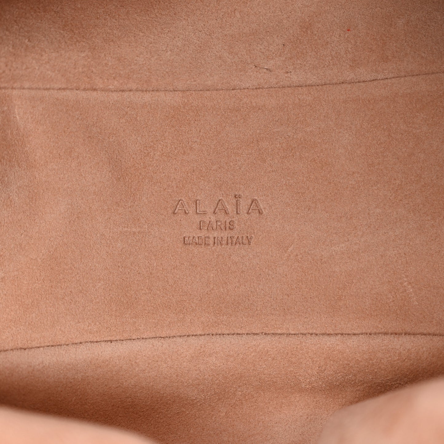 Calfskin Laser Cut Samia Clutch Red