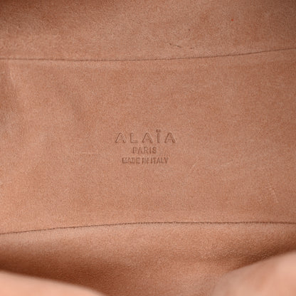 Alaia Calfskin Laser Cut Samia Clutch Red 6 of 6