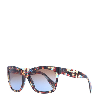 Prada Square Sunglasses SPR 07P Tortoise Blue 1 of 7