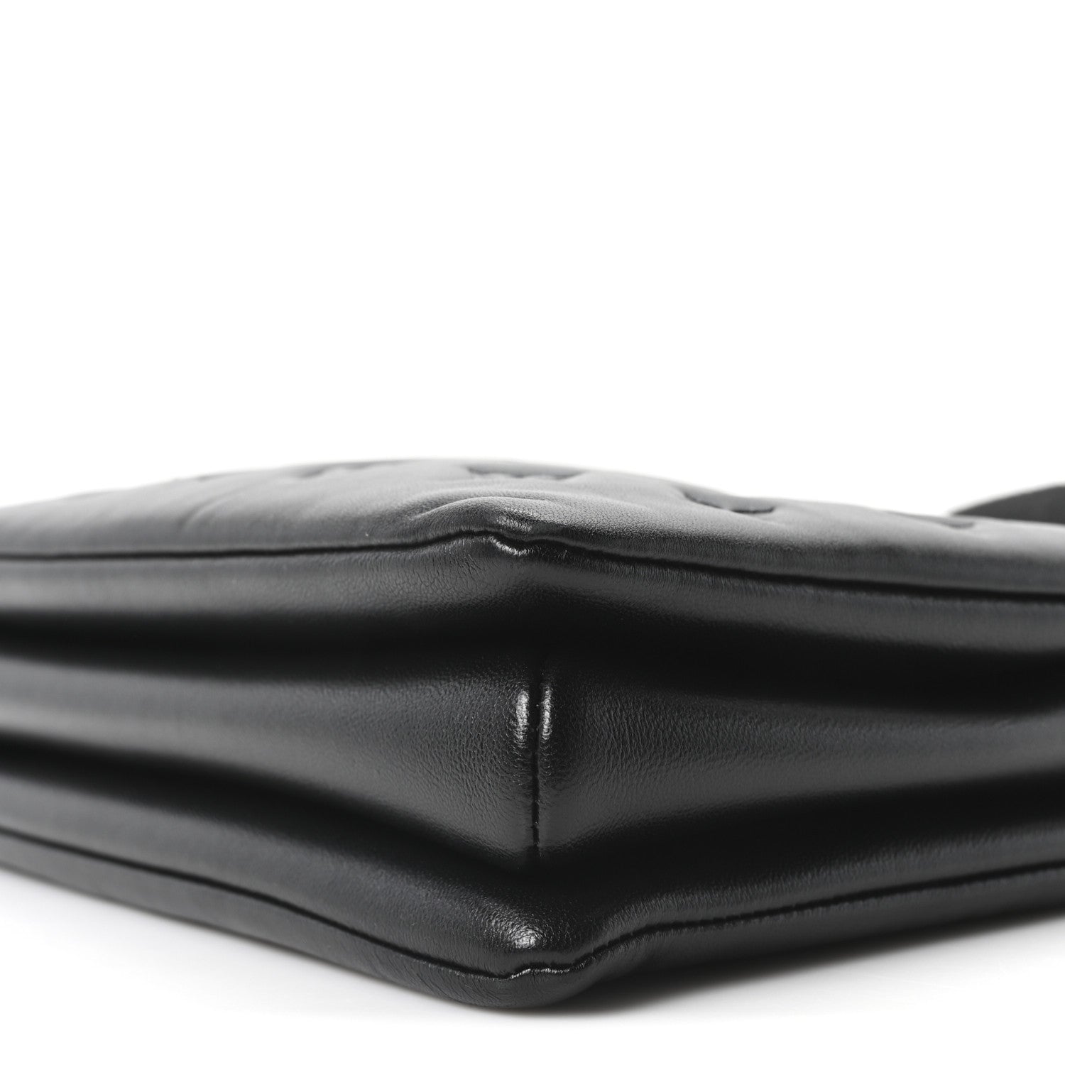 Louis Vuitton Lambskin Embossed Monogram Coussin PM Black 9 of 9