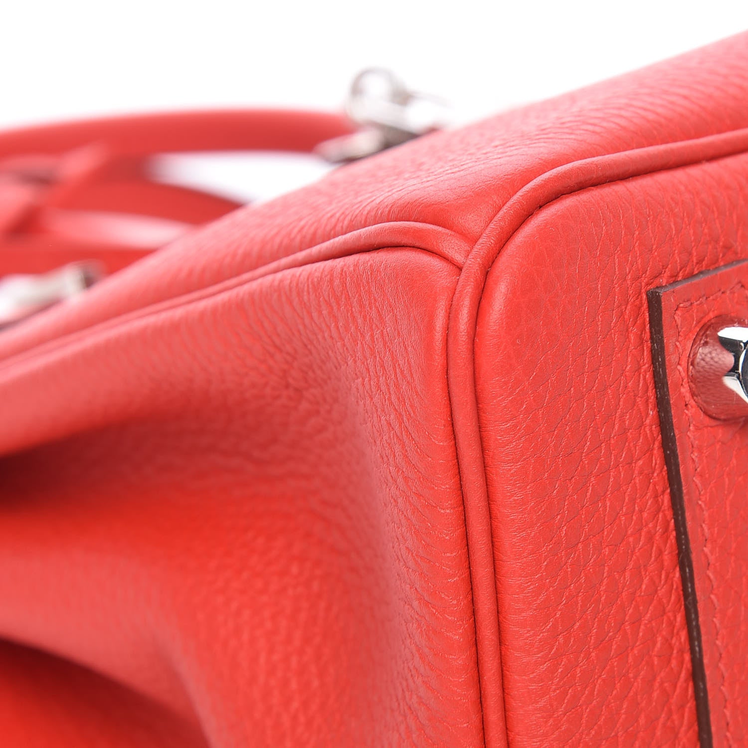 Hermes Togo Birkin 25 Rouge De Coeur 28 of 39
