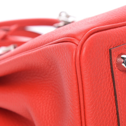 Hermes Togo Birkin 25 Rouge De Coeur 28 of 39
