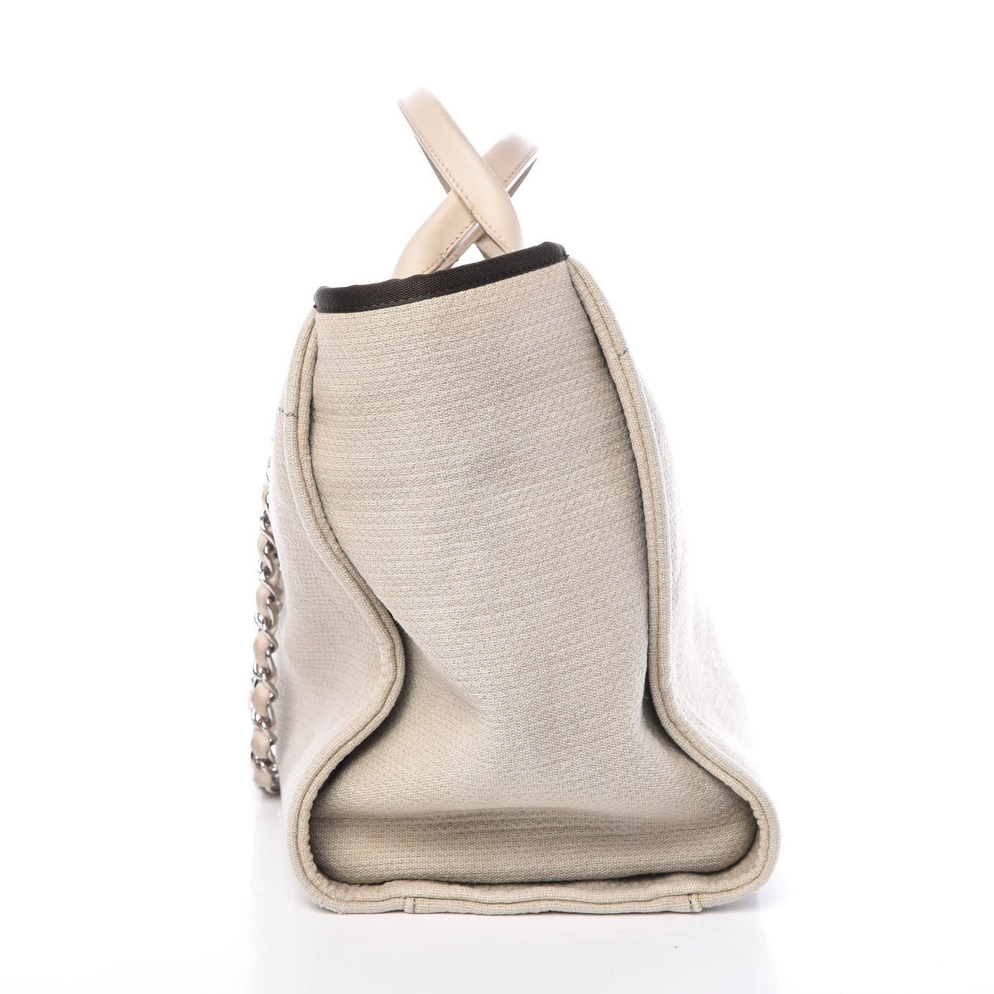 Canvas Medium Deauville Tote Beige