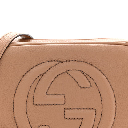 Gucci Pebbled Calfskin Small Soho Disco Bag Camelia 8 of 11