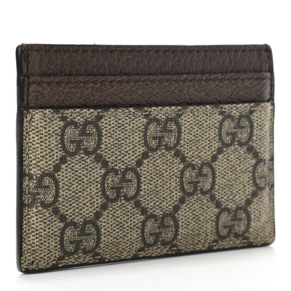 Gucci GG Supreme Monogram Ophidia Card Holder Brown 3 of 6