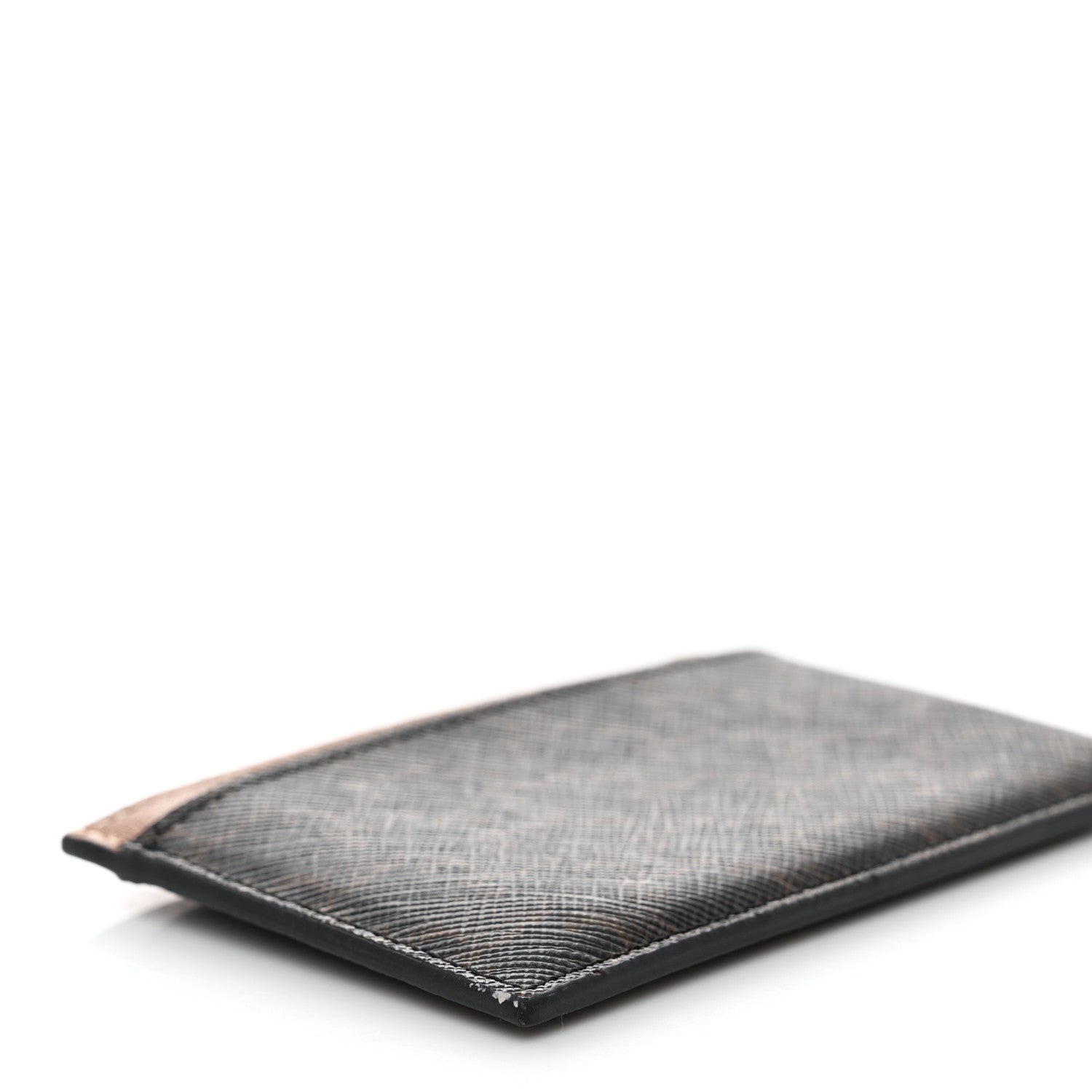 Celine Triomphe Canvas Card Holder Tan 7 of 9