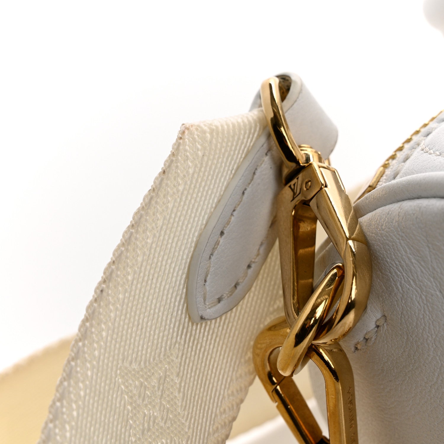 Louis Vuitton Calfskin Bubblegram Papillon BB Snow White 11 of 15