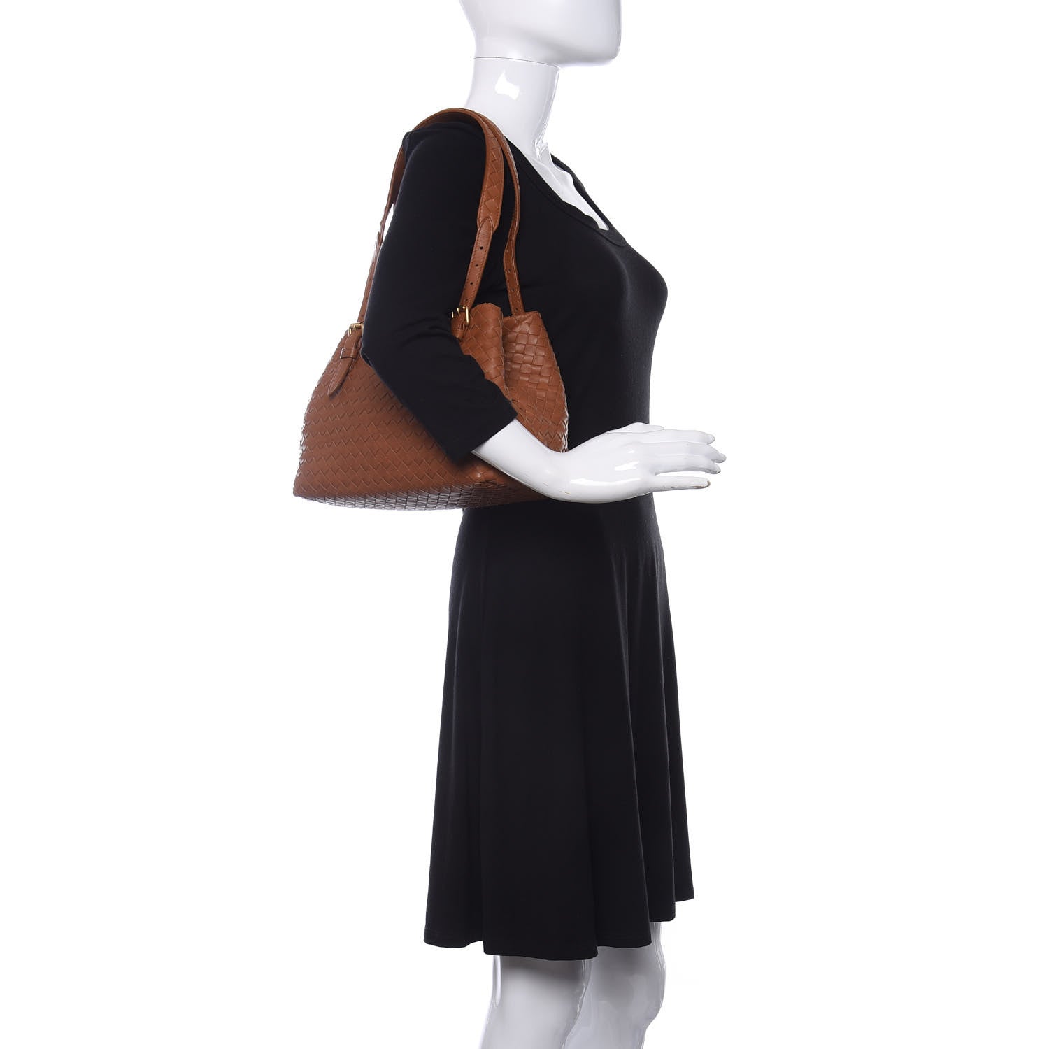 Bottega Veneta Nappa Intrecciato Seamless Tote Dark Calvados 2 of 17