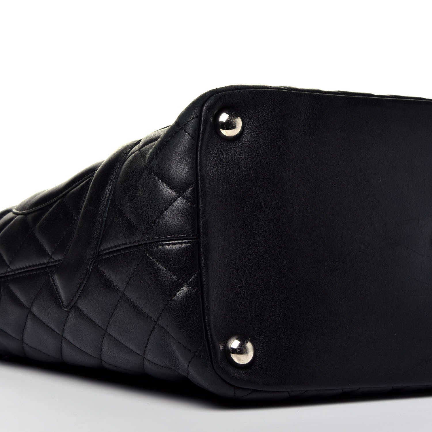 Chanel Calfskin Quilted Large Cambon Tote Black 8 of 9