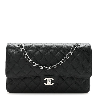 Chanel Caviar Quilted Medium Double Flap Black 1 of 10